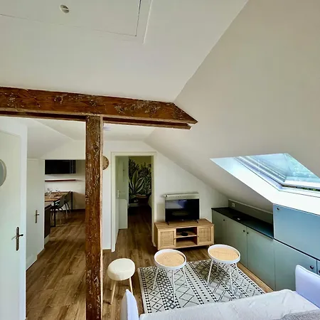White&grey 3br Proche Centre Et Gare *